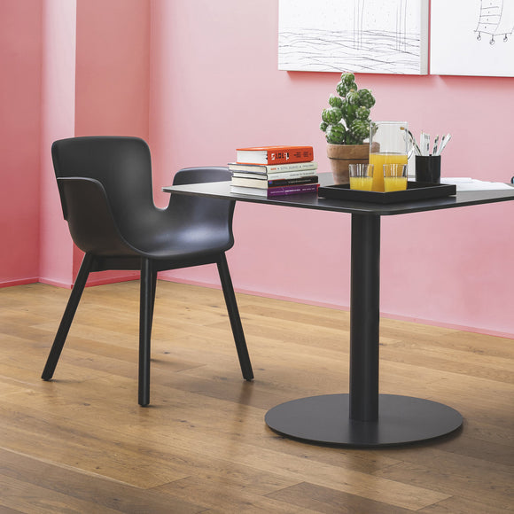 Juli Plastic Chair with Wood Leg Chairs Cappellini