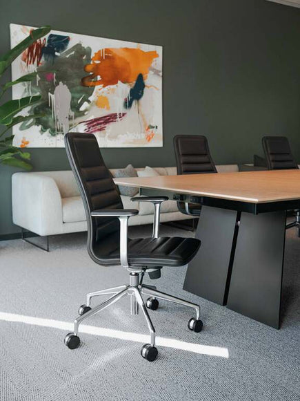 Lotus High Back Armchair Chairs Cappellini