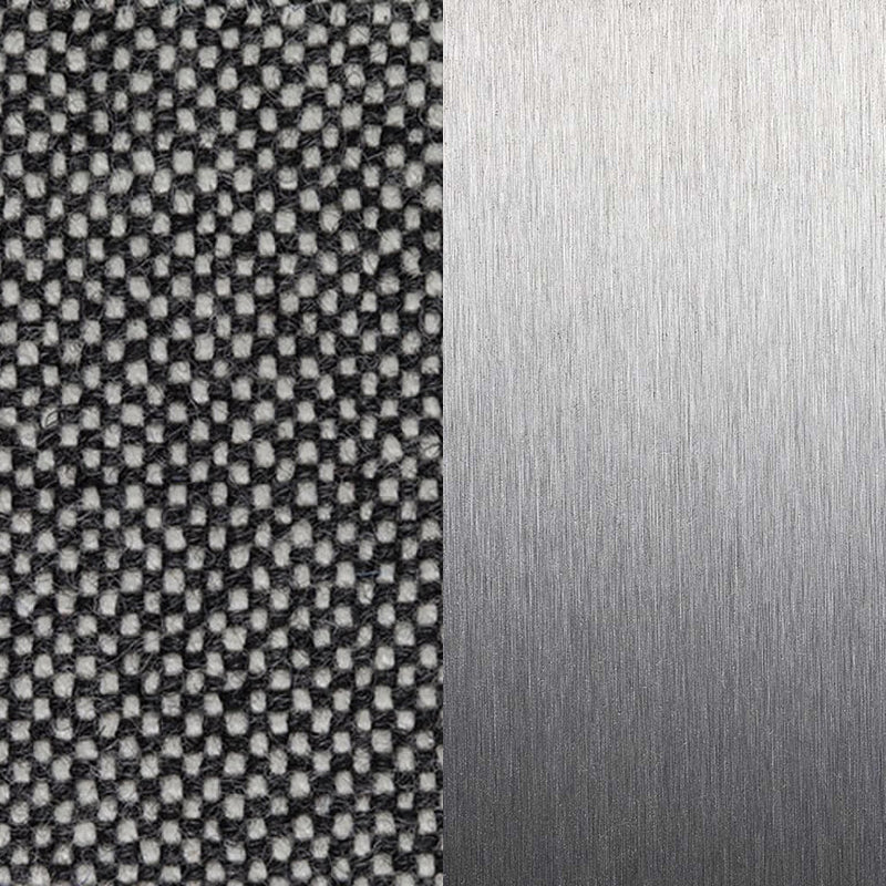 Low Pad Chair Chairs Cappellini Hallingdal 126 / Satined Stainless Steel