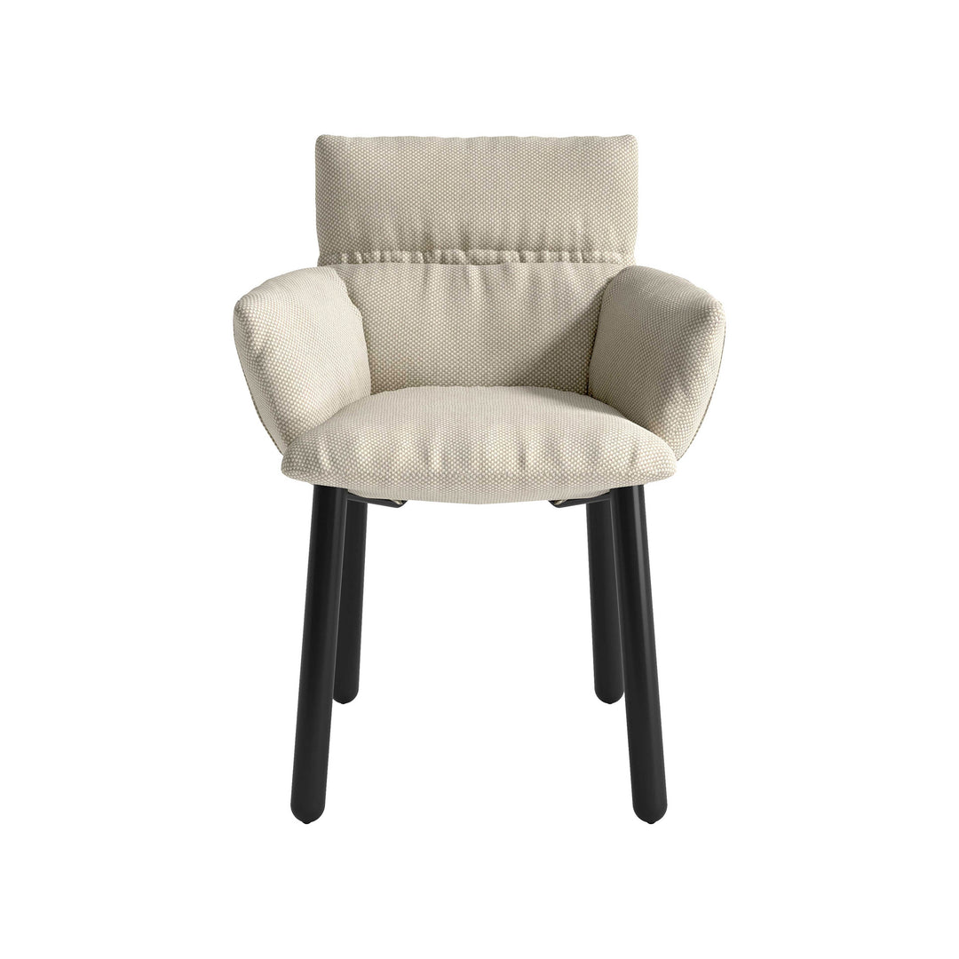 Lud'ina Dining Armchair Chairs Cappellini Sisu 1105 / Black Stained