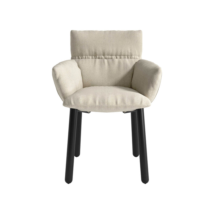 Lud'ina Dining Armchair Chairs Cappellini Sisu 1105 / Black Stained