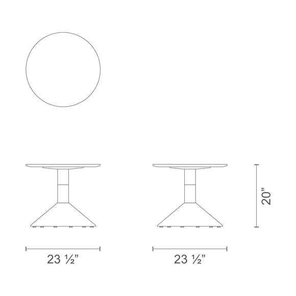Lud'o Side Table Accent Tables Cappellini