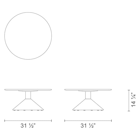 Lud'o Side Table Accent Tables Cappellini