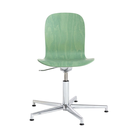 Tate Wood Office Chair with 5 Star Base Chairs Cappellini