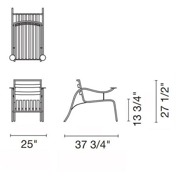 Thinking Man's Outdoor Lounge Chair Lido Outdoor Chairs Cappellini