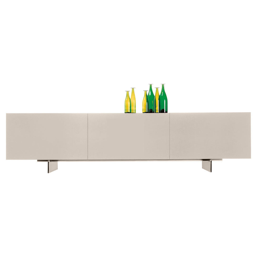 Uni Cabinet with 3 Drawers Sideboards Cappellini Matte Lacquer Beige