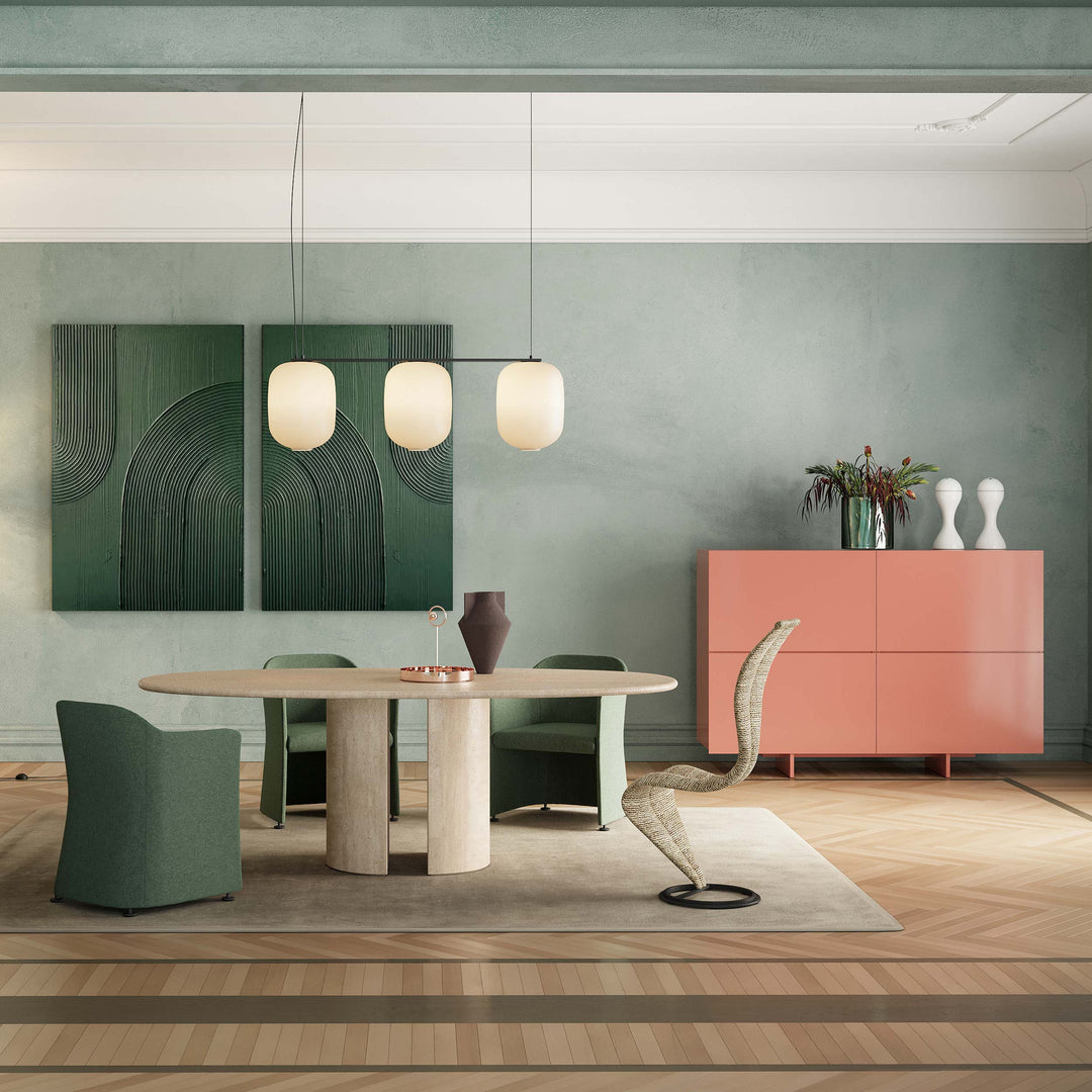 Uni 4 Door Cabinet Sideboards Cappellini Polish Lacquer Extra 95 Powder Pink