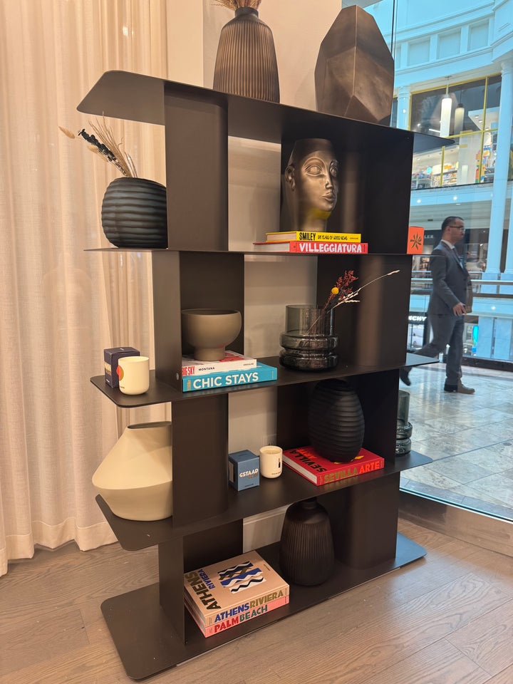 CARV Metal Tall Bookcase with Weighted Base SHOWROOM MODEL Bookcases & Shelving Calligaris