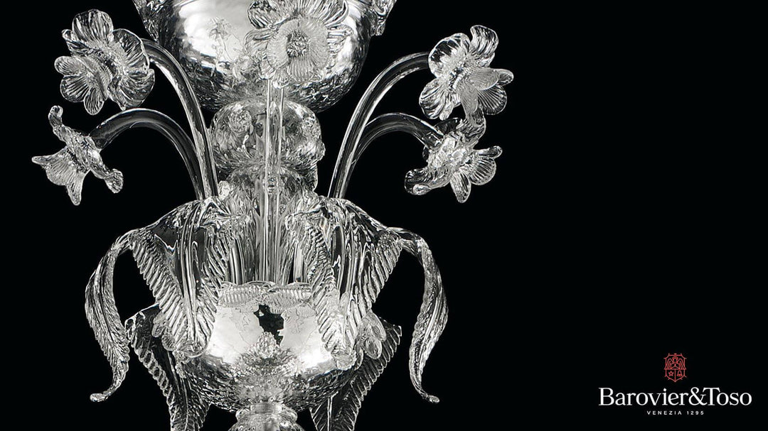 4604 Chandelier by Barovier&amp;Toso Murano Chandeliers Barovier & Toso