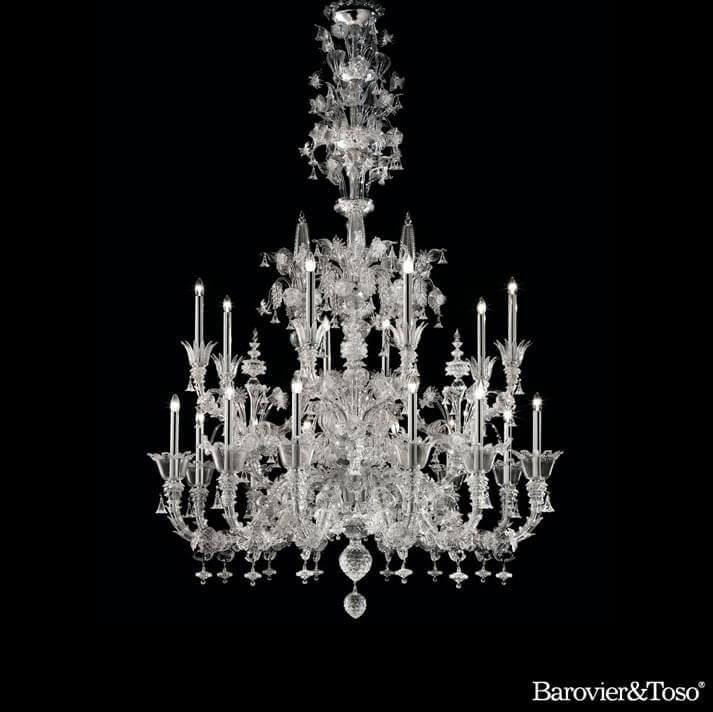 4607 Chandelier by Barovier&amp;Toso Murano Chandeliers Barovier & Toso