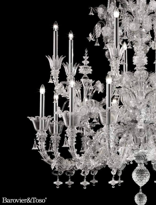4607 Chandelier by Barovier&amp;Toso Murano Chandeliers Barovier & Toso
