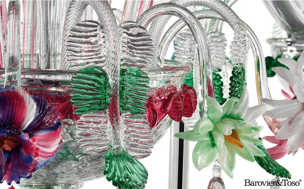 4607 Chandelier by Barovier&amp;Toso Murano Chandeliers Barovier & Toso