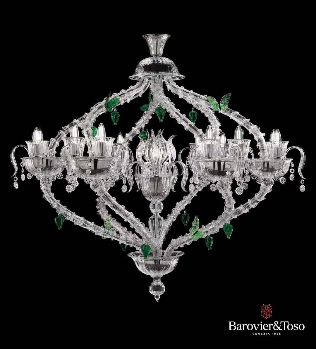 Adonis Chandelier by Barovier&amp;Toso Murano Chandeliers Barovier & Toso