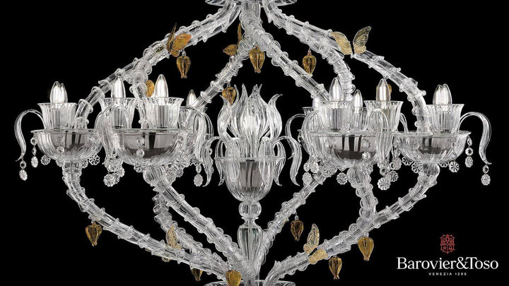 Adonis Chandelier by Barovier&amp;Toso Murano Chandeliers Barovier & Toso