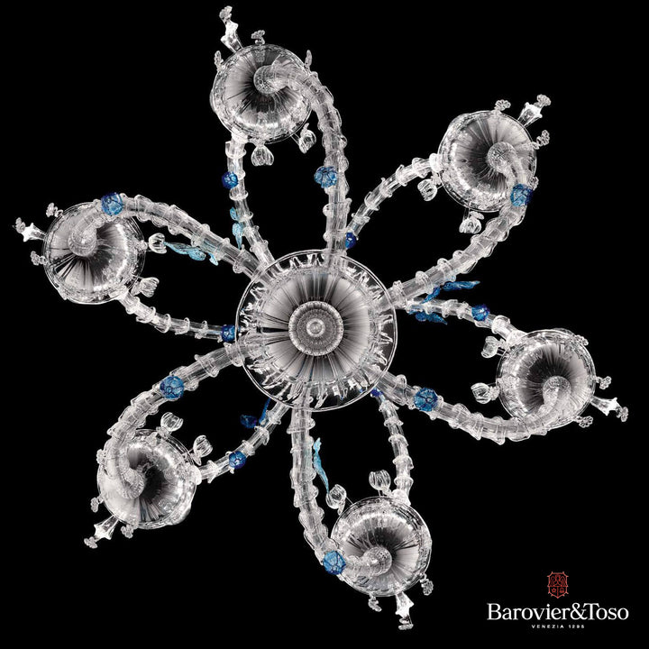 Adonis Chandelier by Barovier&amp;Toso Murano Chandeliers Barovier & Toso