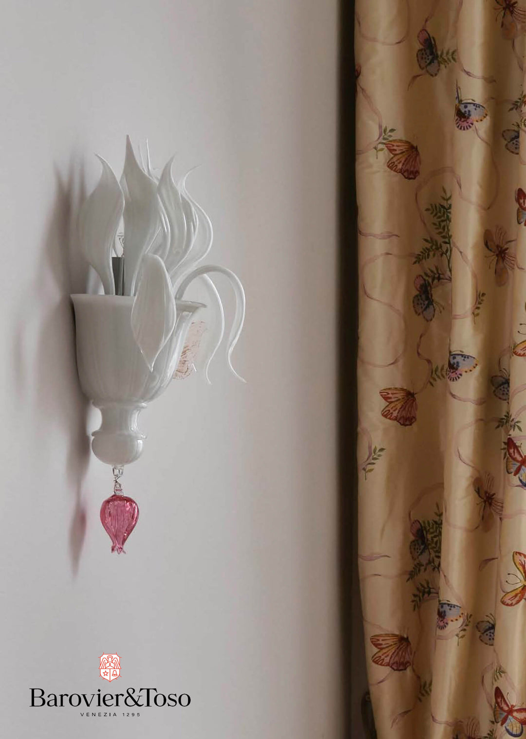 Adonis Wall Lamp by Barovier&amp;Toso Murano Wall Lamps Barovier & Toso