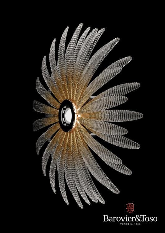 Agave Ceiling/Wall Lamp by Barovier&amp;Toso Murano Ceiling Lamps Barovier & Toso