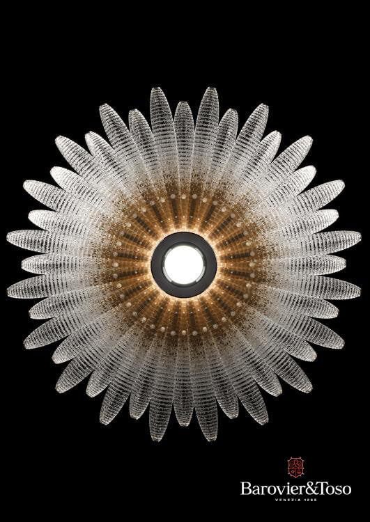 Agave Suspension Lamp by Barovier&amp;Toso Chandeliers & Suspension Lamps Barovier & Toso