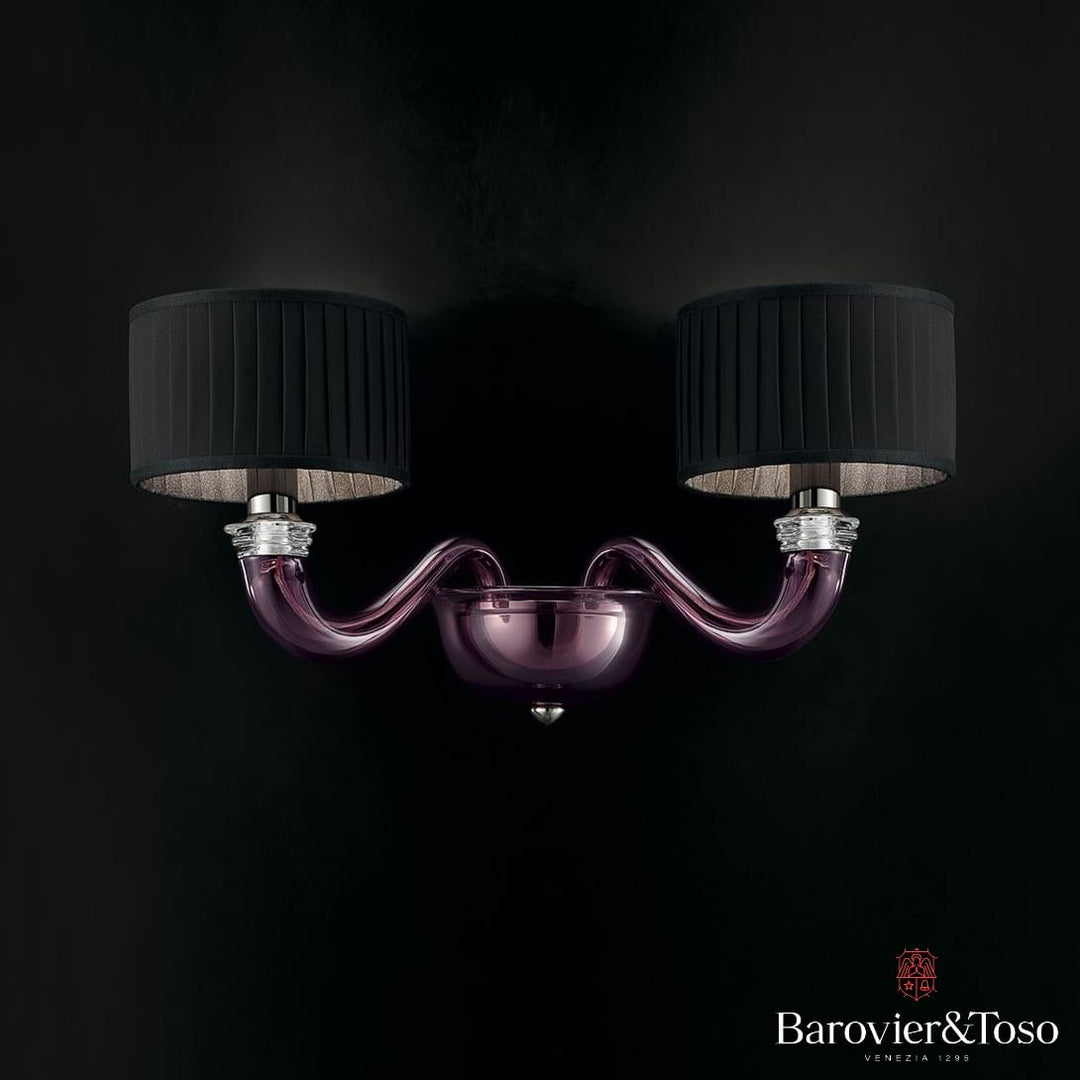 Alexandria Wall Lamp by Barovier&amp;Toso Murano Wall Lamps Barovier & Toso