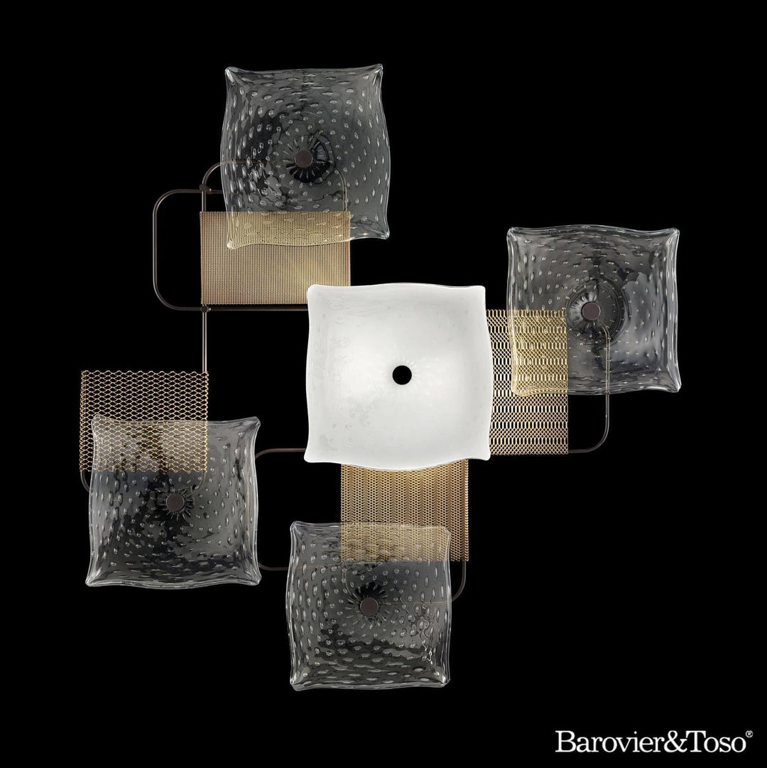 Alumina Wall/Ceiling Lamp by Barovier&amp;Toso Murano Wall Lamps Barovier & Toso