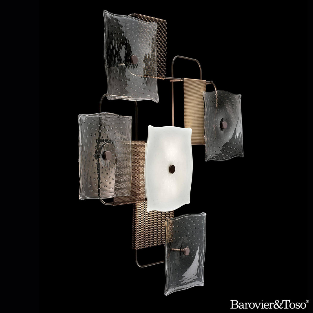 Alumina Wall/Ceiling Lamp by Barovier&amp;Toso Murano Wall Lamps Barovier & Toso