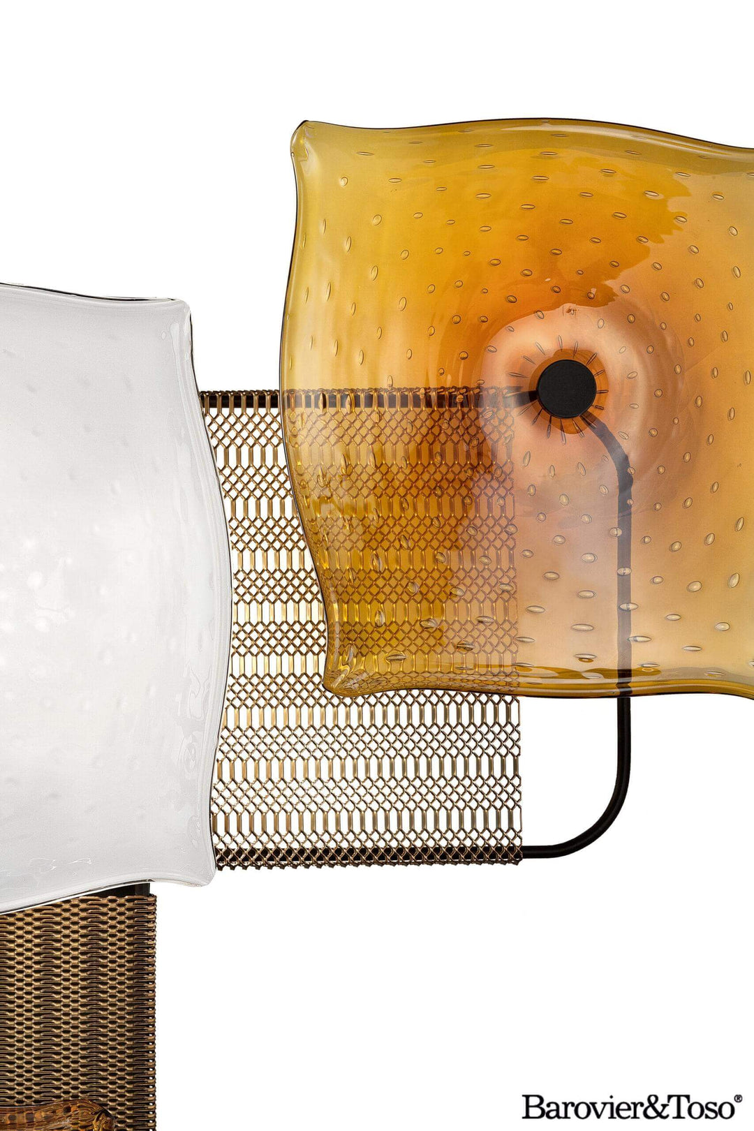 Alumina Wall/Ceiling Lamp by Barovier&amp;Toso Murano Wall Lamps Barovier & Toso
