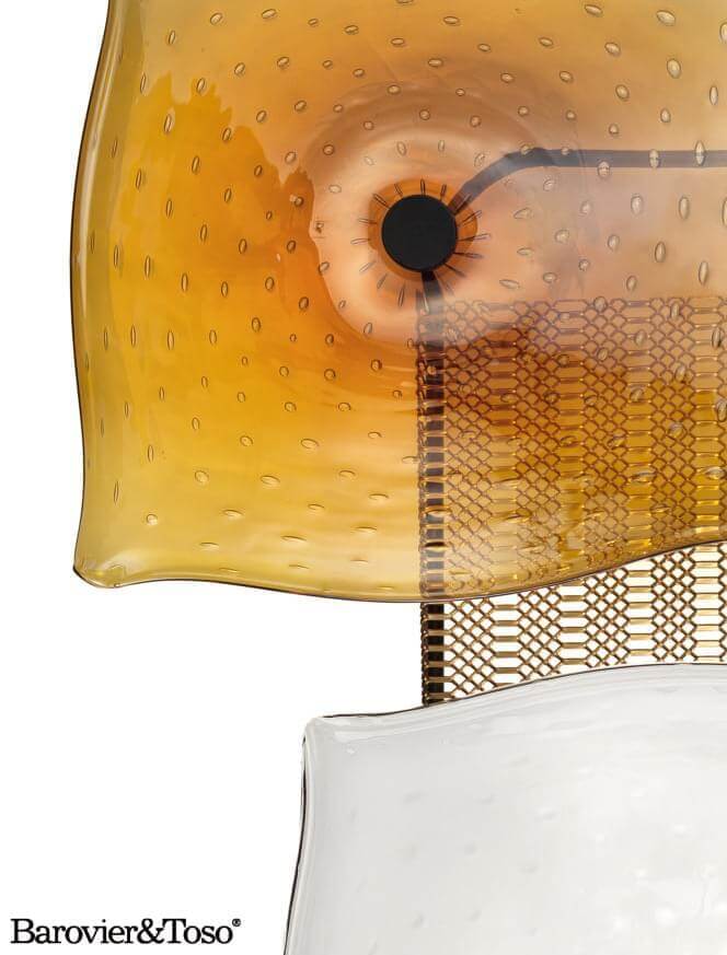 Alumina Wall/Ceiling Lamp by Barovier&amp;Toso Murano Wall Lamps Barovier & Toso
