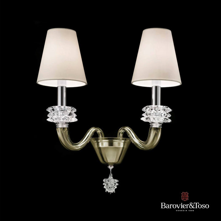 Amsterdam Wall Lamp by Barovier&amp;Toso Murano Wall Lamps Barovier & Toso
