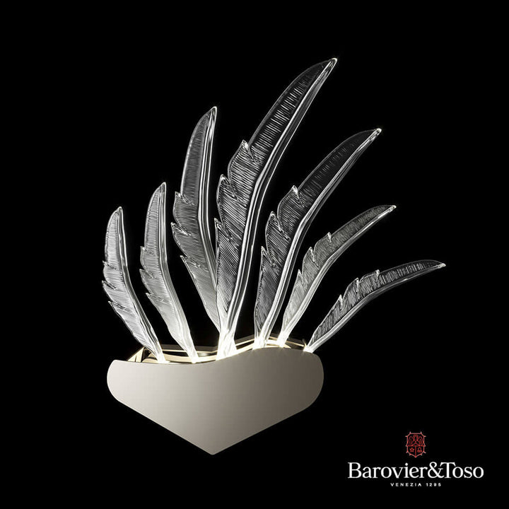 Angel Wall Lamp by Barovier&amp;Toso Murano Wall Lamps Barovier & Toso