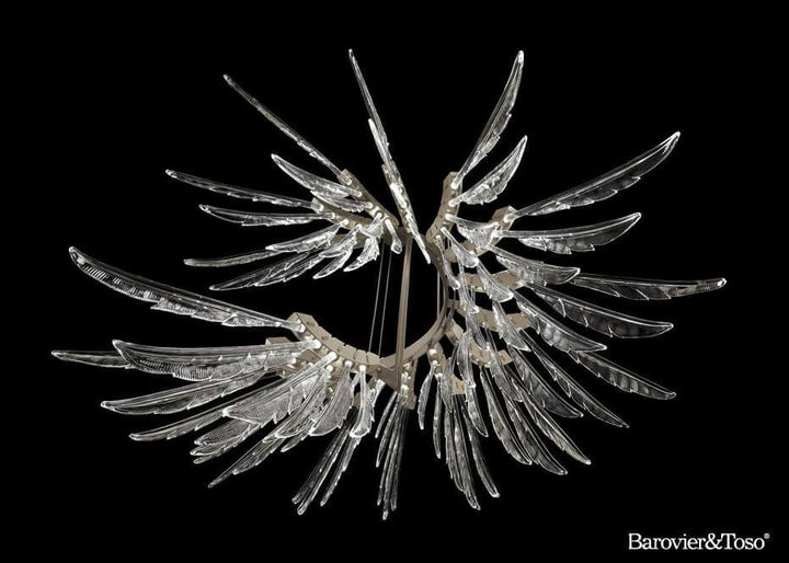 Angel Suspension Lamp by Barovier&amp;Toso Murano Suspension Lamps Barovier & Toso