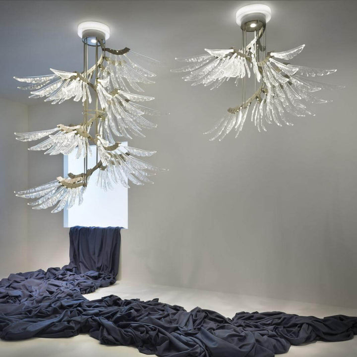 Angel Suspension Lamp by Barovier&amp;Toso Murano Suspension Lamps Barovier & Toso