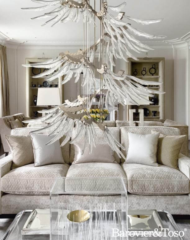 Angel Suspension Lamp by Barovier&amp;Toso Murano Suspension Lamps Barovier & Toso