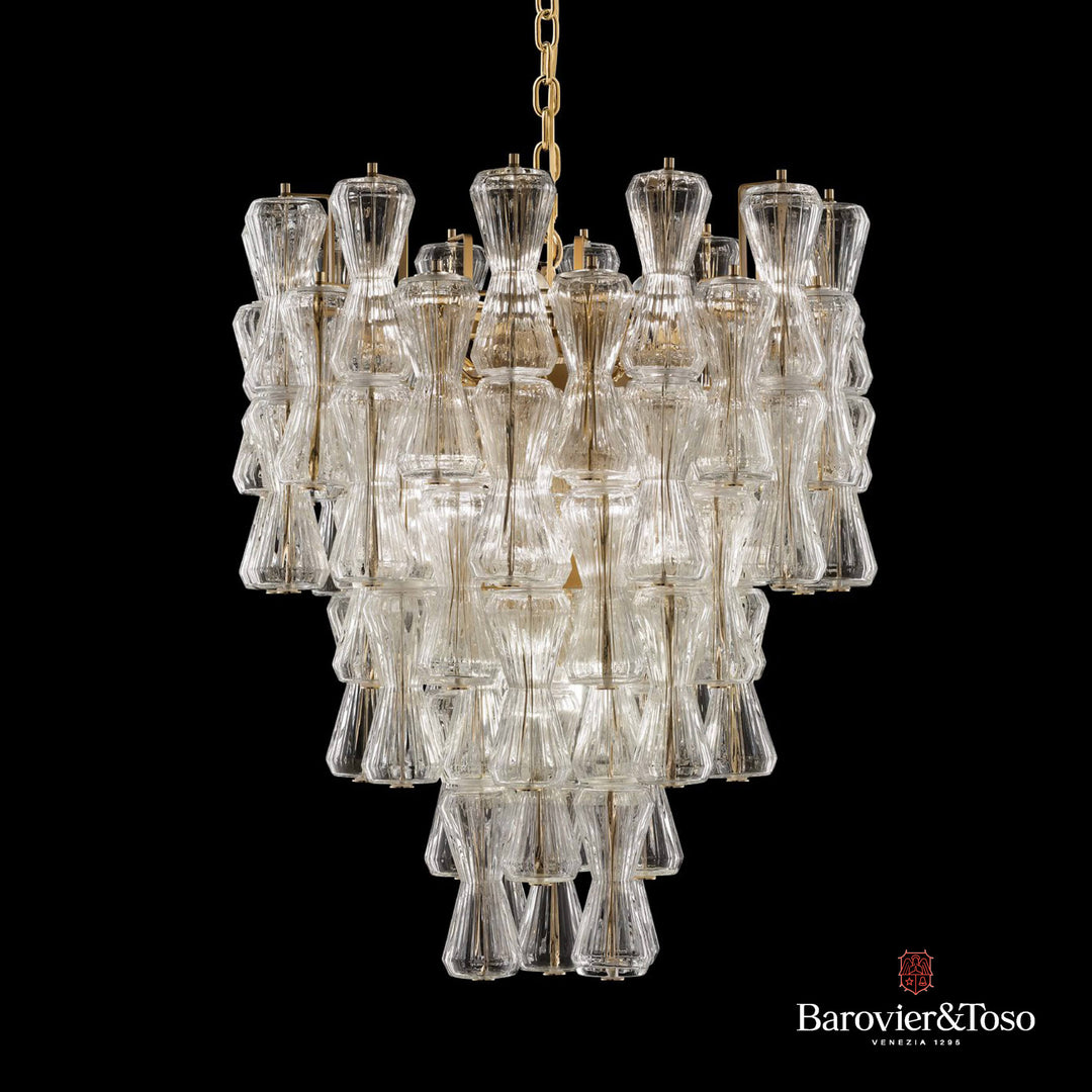 Clepsydra Suspension Lamp by Barovier&amp;Toso Murano Suspension Lamps Barovier & Toso