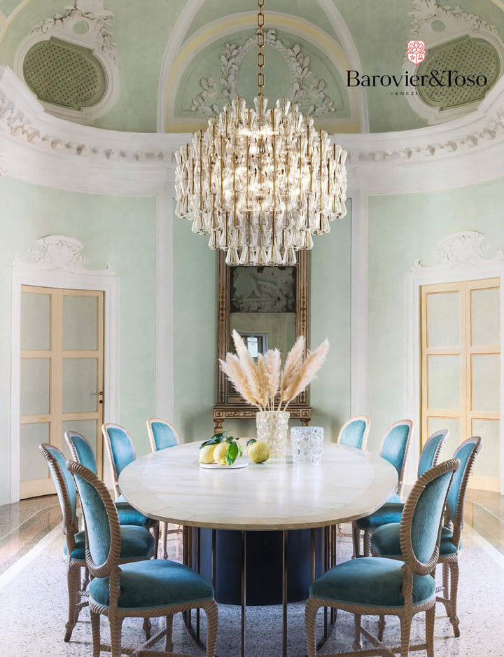 Clepsydra Suspension Lamp by Barovier&amp;Toso Murano Suspension Lamps Barovier & Toso