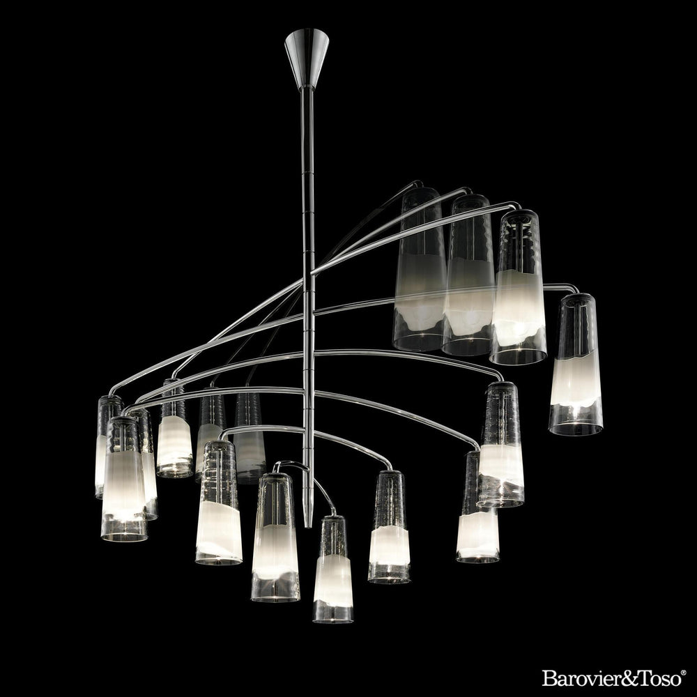 Colimaçon Chandelier by Barovier&amp;Toso Murano Chandeliers Barovier & Toso