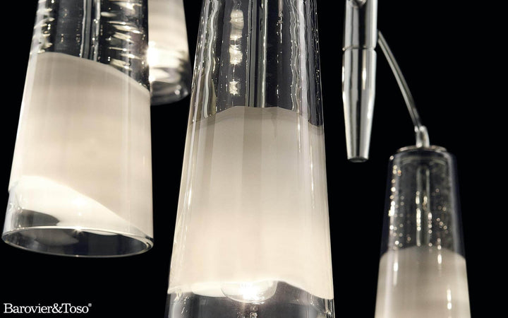 Colimaçon Chandelier by Barovier&amp;Toso Murano Chandeliers Barovier & Toso