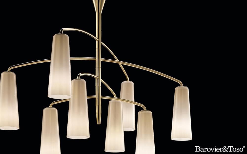 Colimaçon Chandelier by Barovier&amp;Toso Murano Chandeliers Barovier & Toso