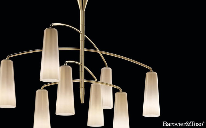 Colimaçon Chandelier by Barovier&amp;Toso Murano Chandeliers Barovier & Toso