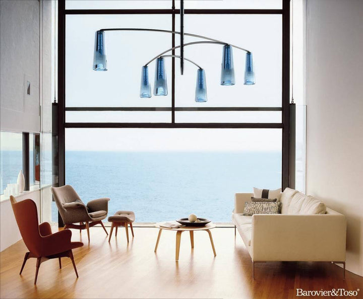 Colimaçon Chandelier by Barovier&amp;Toso Murano Chandeliers Barovier & Toso