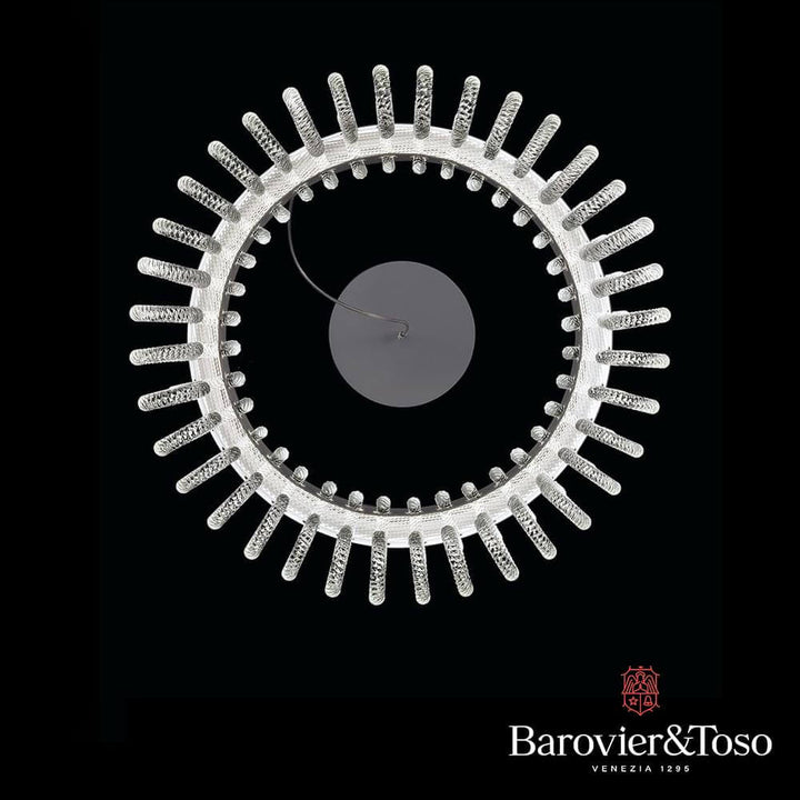 Crown Suspension Lamp by Barovier&amp;Toso Murano Suspension Lamps Barovier & Toso