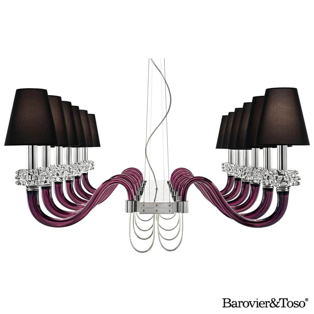 Domo Amsterdam Chandelier by Barovier&amp;Toso Chandeliers & Suspension Lamps Barovier & Toso