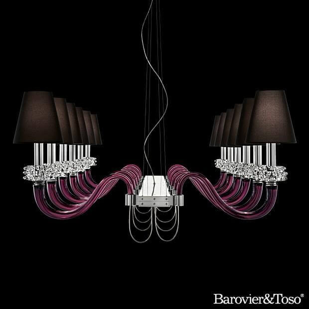 Domo Amsterdam Chandelier by Barovier&amp;Toso Chandeliers & Suspension Lamps Barovier & Toso