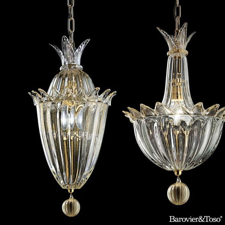 Fanali Veneziani Suspension Lamp by Barovier&amp;Toso v1 Chandeliers & Suspension Lamps Barovier & Toso
