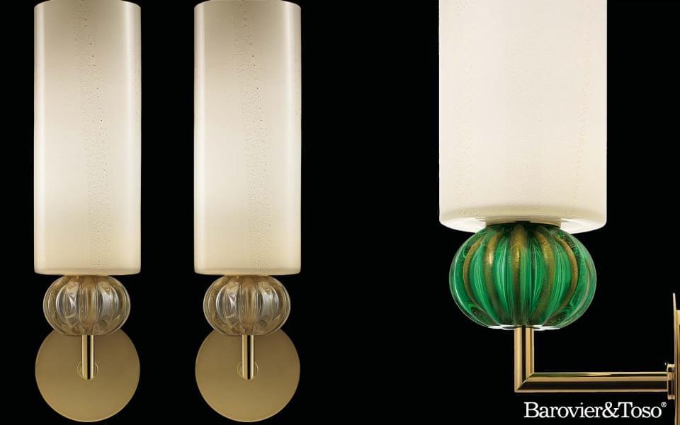 Gallia Wall Lamp by Barovier&amp;Toso Murano Wall Lamps Barovier & Toso
