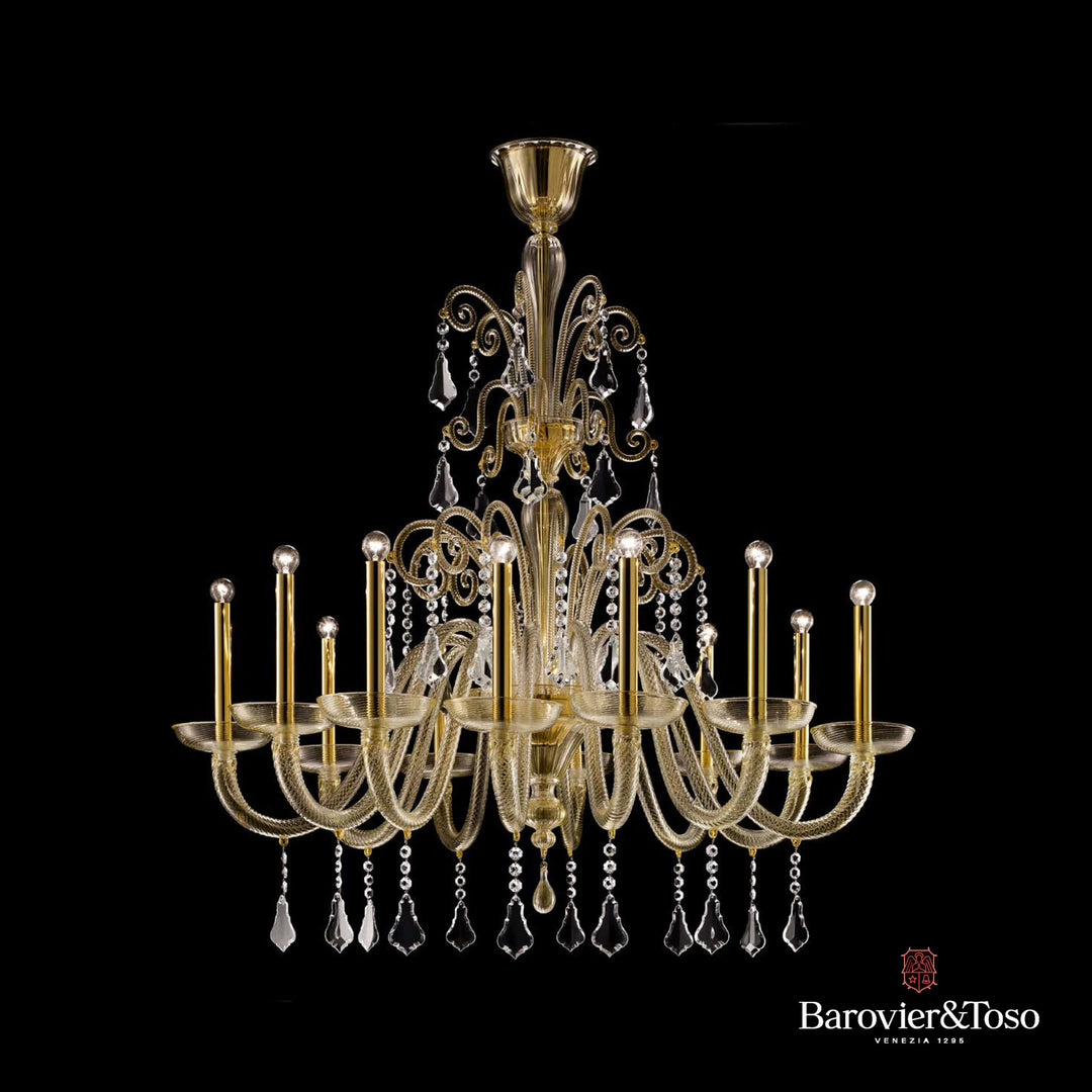 Izmir Chandelier by Barovier&amp;Toso Murano Chandeliers Barovier & Toso