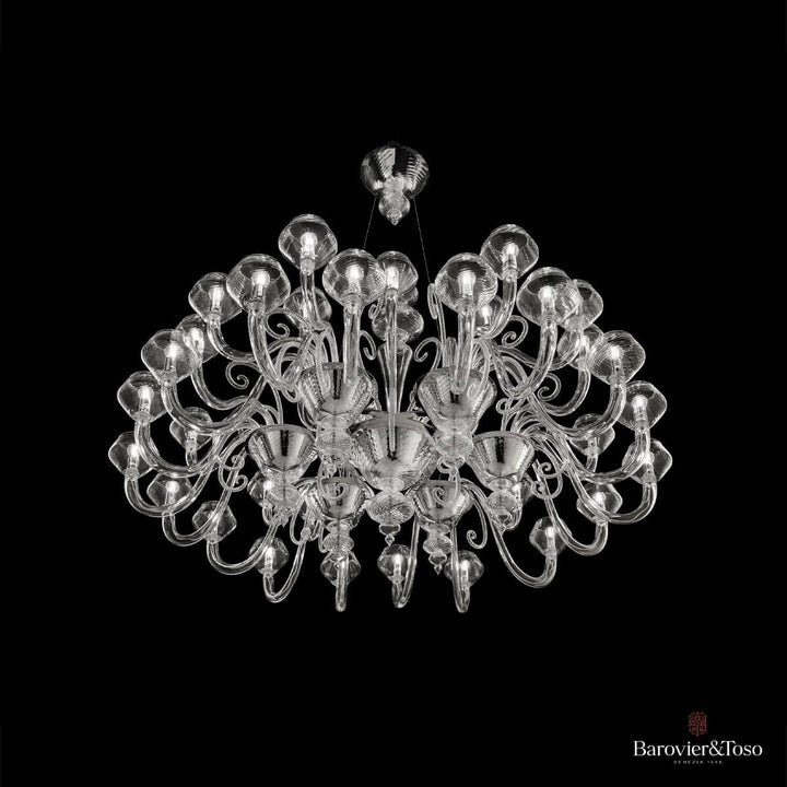 Magritte Chandelier by Barovier&amp;Toso Murano Chandeliers Barovier & Toso