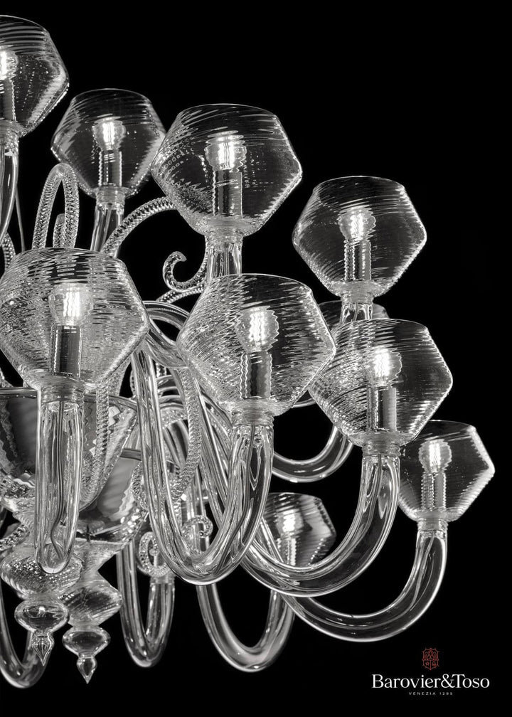 Magritte Chandelier by Barovier&amp;Toso Murano Chandeliers Barovier & Toso