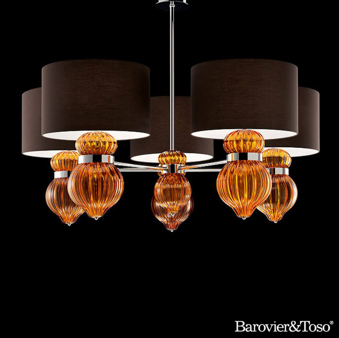 Medina Suspension Lamp by Barovier&amp;Toso Chandeliers & Suspension Lamps Barovier & Toso