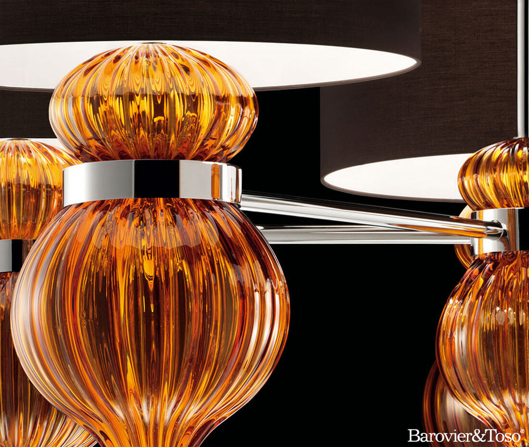 Medina Suspension Lamp by Barovier&amp;Toso Chandeliers & Suspension Lamps Barovier & Toso