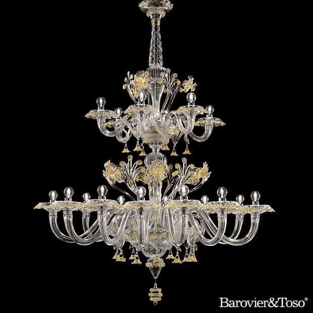 Meknes Chandelier by Barovier&amp;Toso Murano Chandeliers Barovier & Toso
